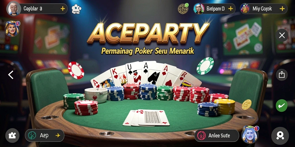 Gameplay seru dan kompetitif di ACEPARTY.