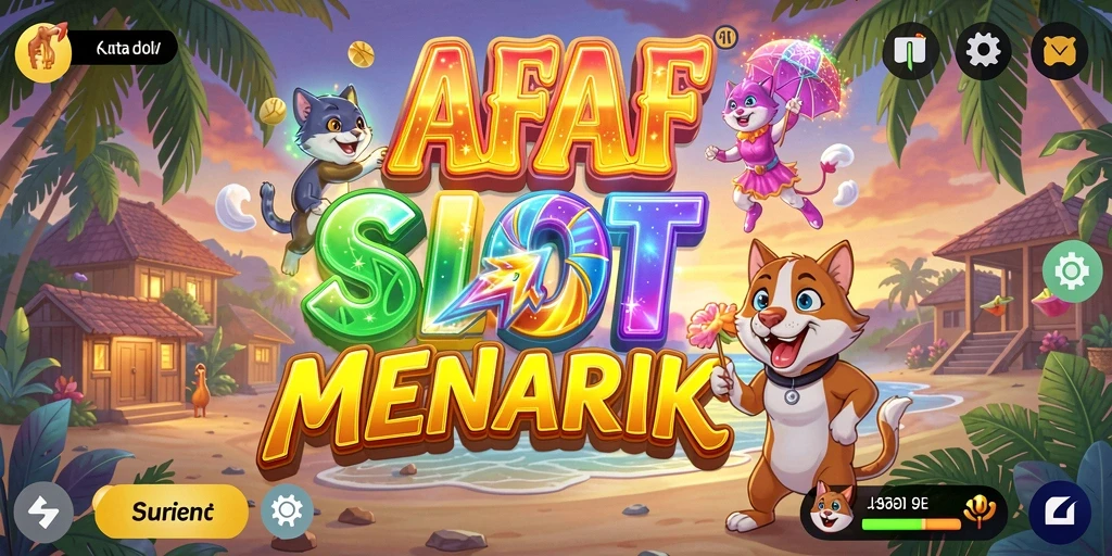 Screenshot gameplay AFAF menunjukkan mesin Slot yang menarik.