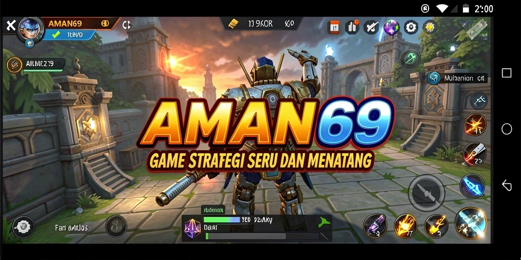 Tampilan gameplay menakjubkan AMAN69 dengan strategi yang mendalam.