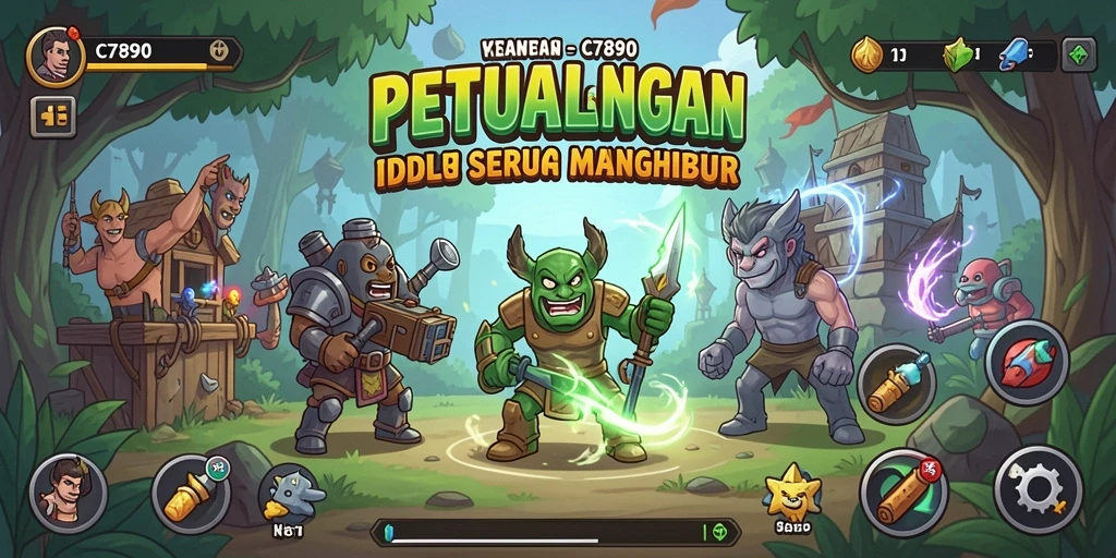 Tampilan gameplay C7890 yang menarik dengan elemen Idle yang memikat.