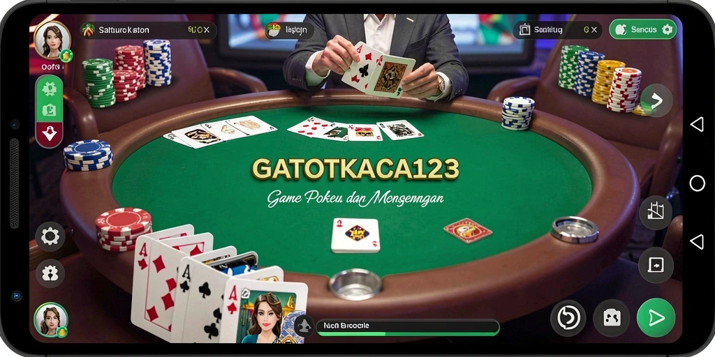 Tampilan gameplay seru GATOTKACA123 dengan banyak pemain.