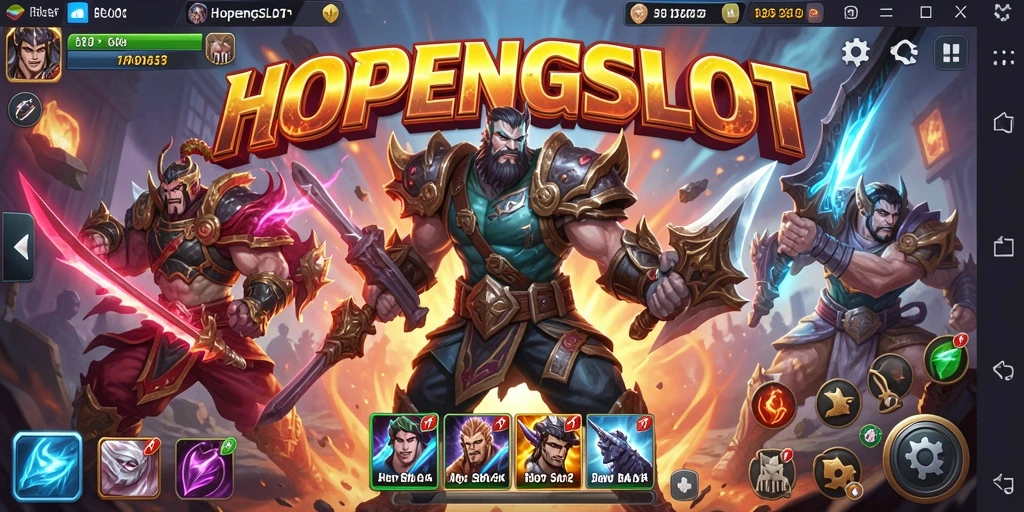 Gameplay seru dan intens di HOPENGSLOT dengan pertarungan yang mendebarkan.