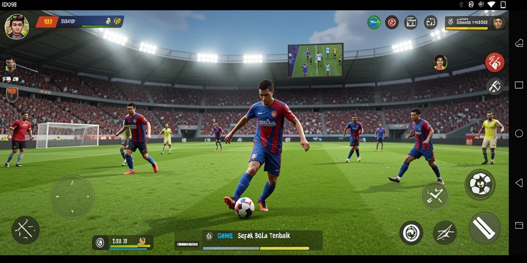 Tampilan utama <strong>ID098</strong> menunjukkan aksi seru dalam pertandingan sepak bola.