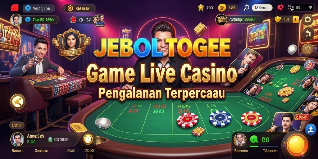 Screenshot JEBOLTOGEL menampilkan gameplay Live Casino yang seru dan interaktif.