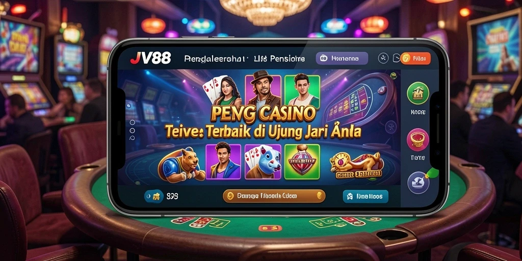 Screenshot gameplay Live Casino JV88 dengan dealer profesional dan permainan yang menarik.