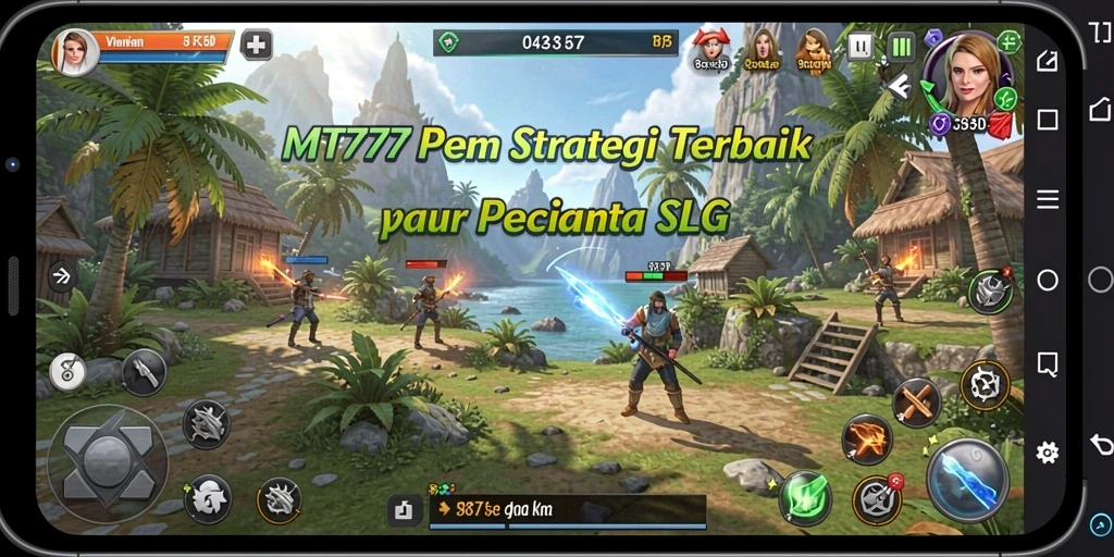 Tampilan gameplay yang mendebarkan dalam MT777 dengan strategi yang mendalam.