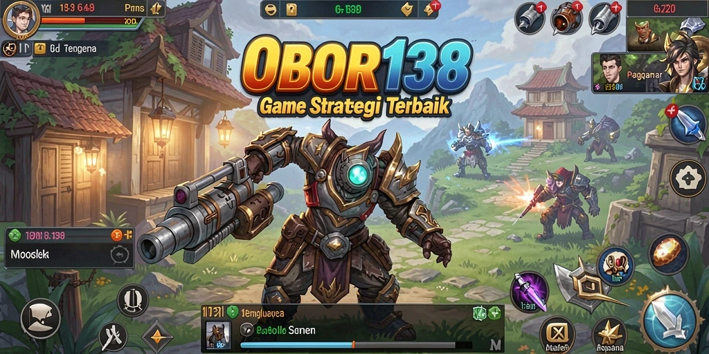 Screenshot OBOR138 menampilkan aksi pertempuran seru dan strategi yang mendalam.