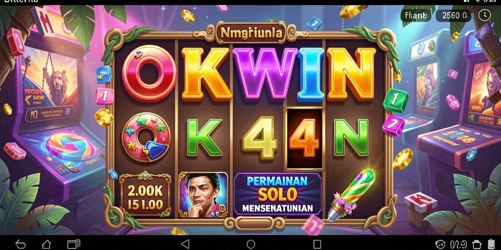 Tampilan gameplay seru dan menarik dari OKWIN Slot.