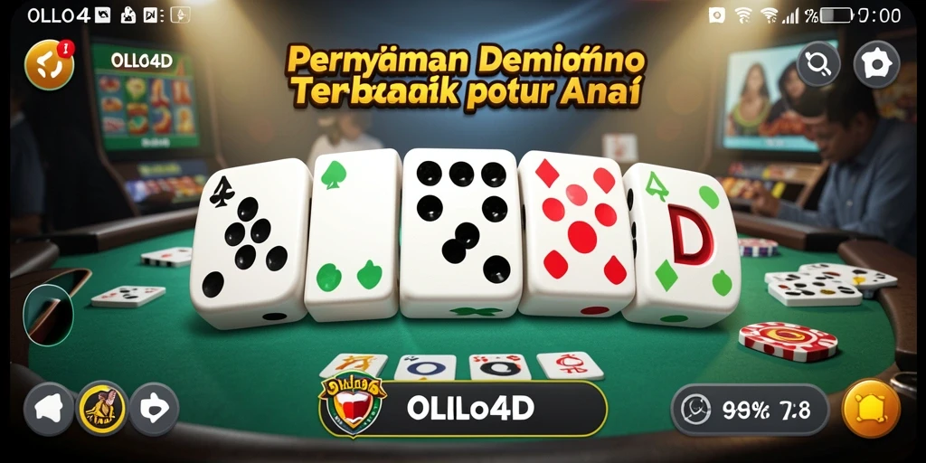 Gameplay menarik dari permainan Domino OLLO4D yang mengasyikkan.