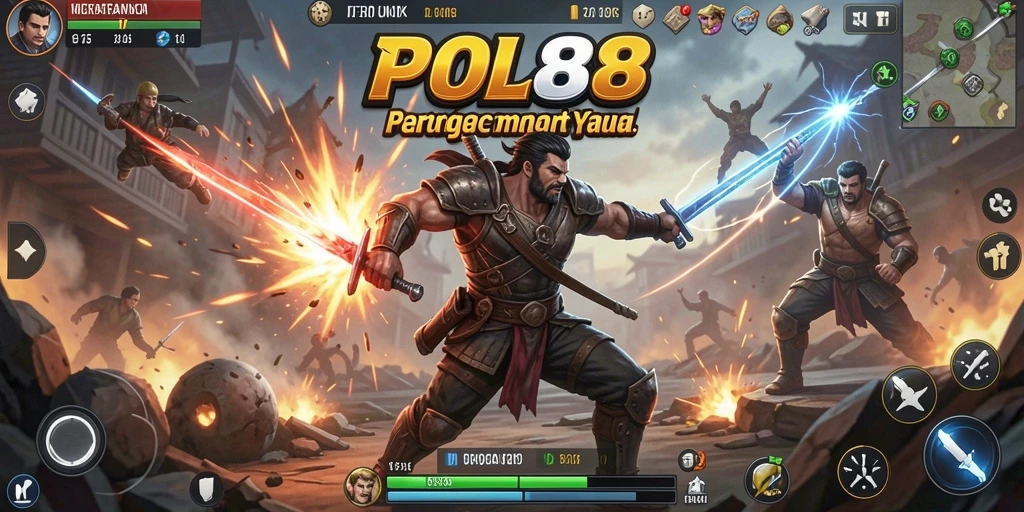 Tampilan gameplay Fighting yang mendebarkan dan penuh aksi.