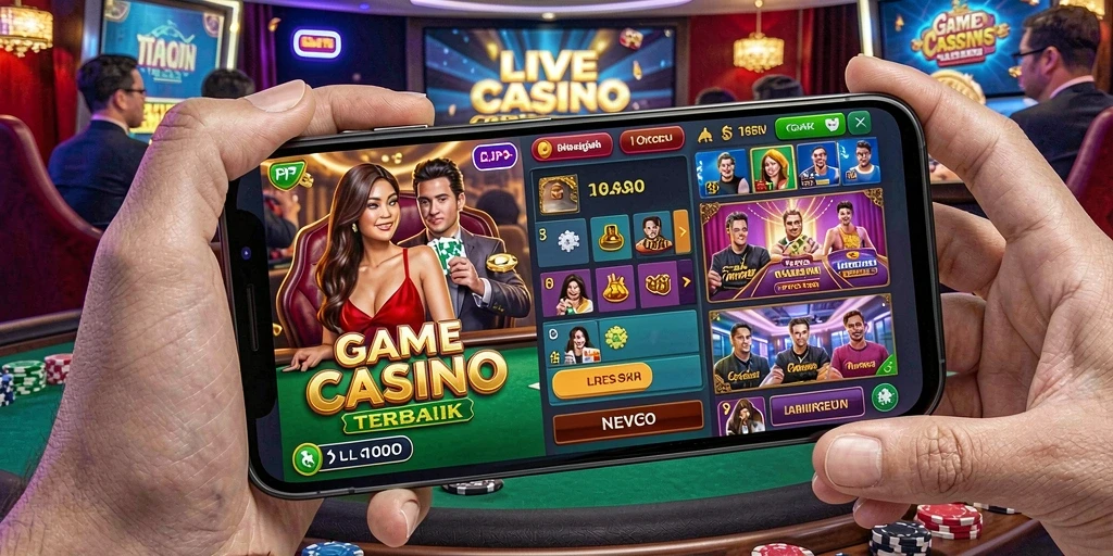 Tampilan menakjubkan dari gameplay Live Casino di PP7.