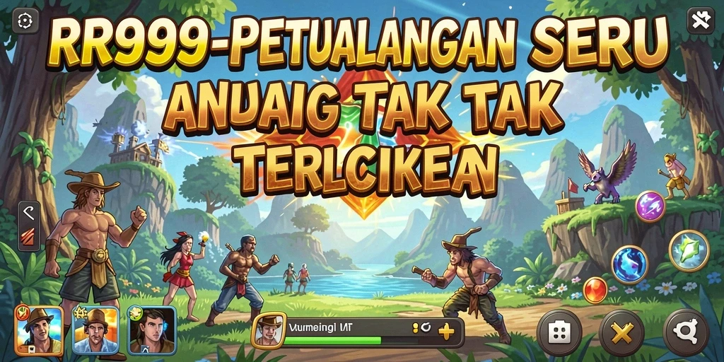 Screenshot utama RR999 menampilkan aksi petualangan mendebarkan.