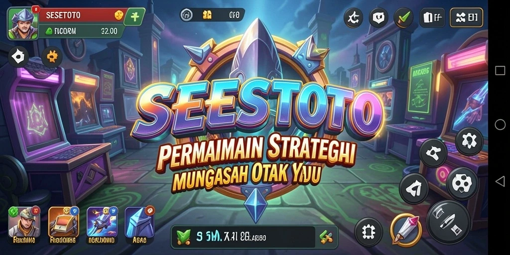 Tangkapan layar gameplay SESETOTO menunjukkan aksi strategi yang intens.