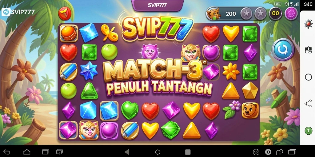 Tampilan gameplay menarik dari SVIP777 yang penuh warna.