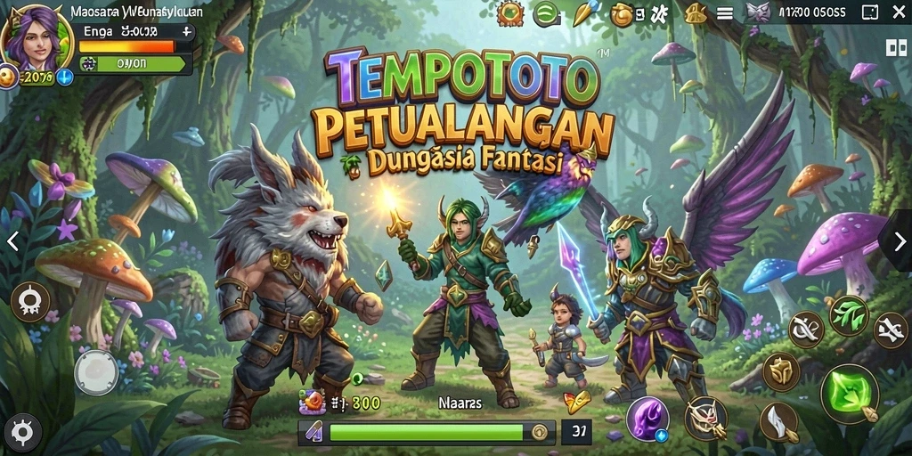 Gameplay seru di dunia petualangan TEMPOTOTO.