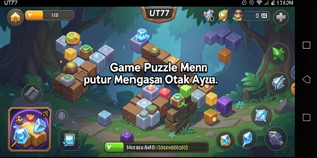 Tampilan gameplay UT77 yang menantang dan menarik.