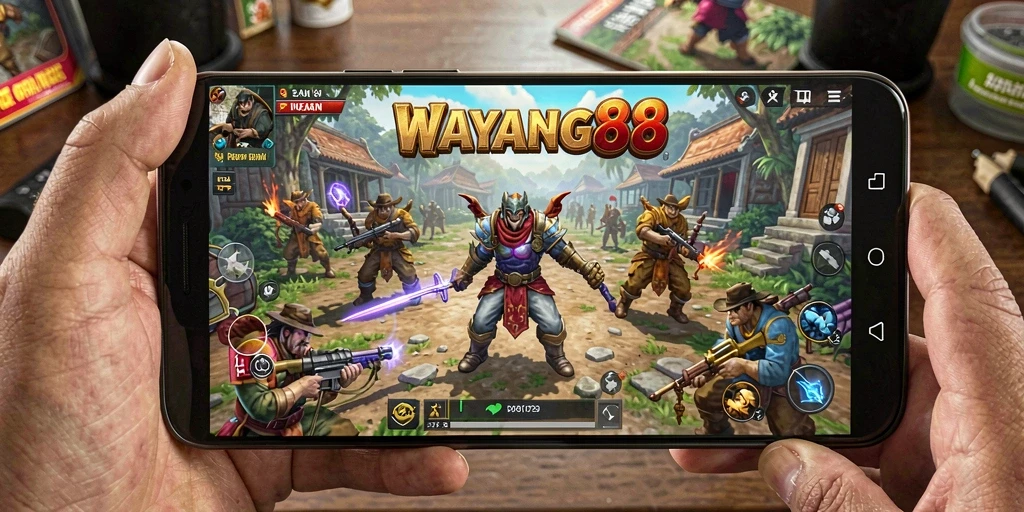 Tangkapan layar WAYANG88 menampilkan aksi seru dalam mode TPS.